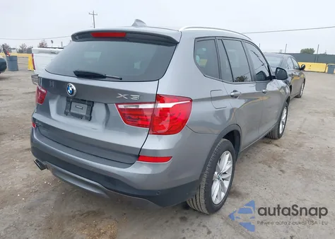 2017 BMW X3 xDrive28I from USA, damaged, VIN 5UXWX9C34H0W74095